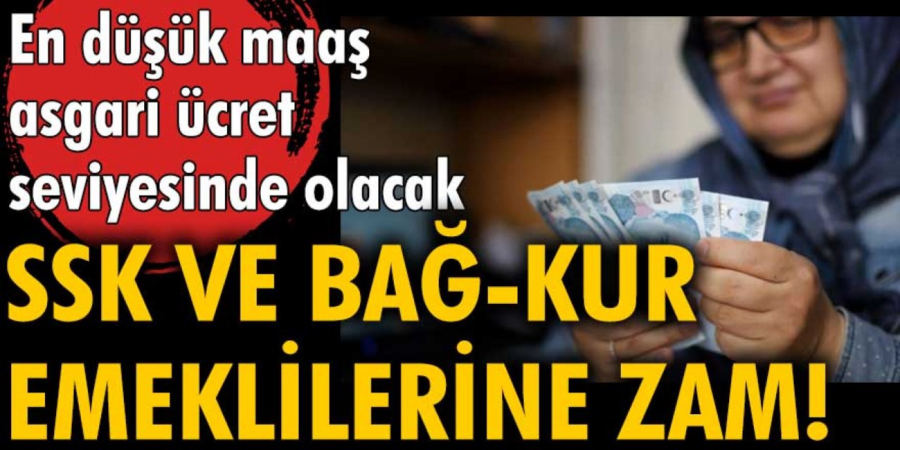 SSK ve Bağ-Kur emekli Maaşlarına zam!