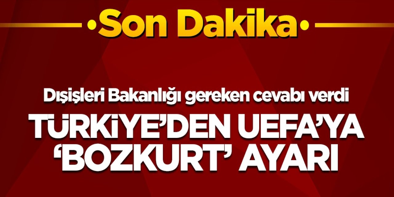 Türkiye'den UEFA'ya Tarihi 'Bozkurt' ayarı