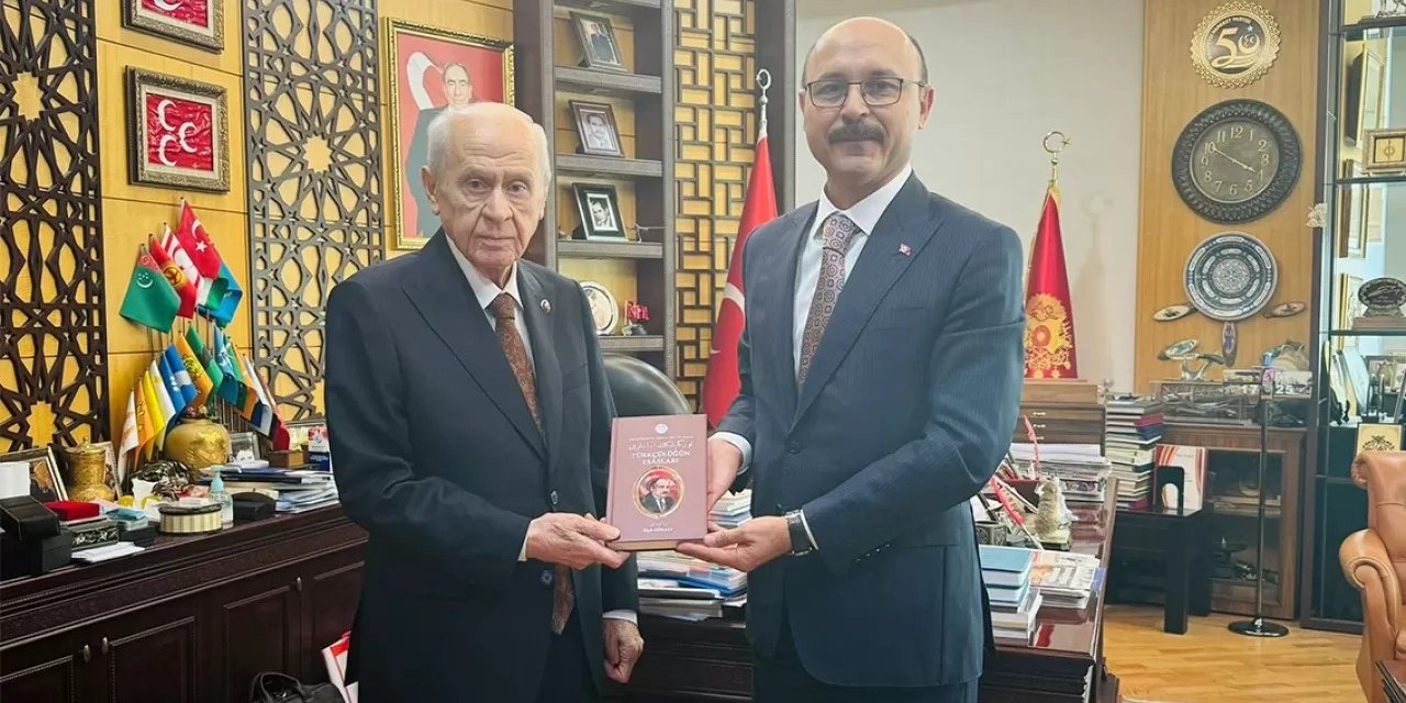 Türk Eğitim-Sen Genel Başkanı Talip Geylan'dan Bahçeli'ye Ziyaret..