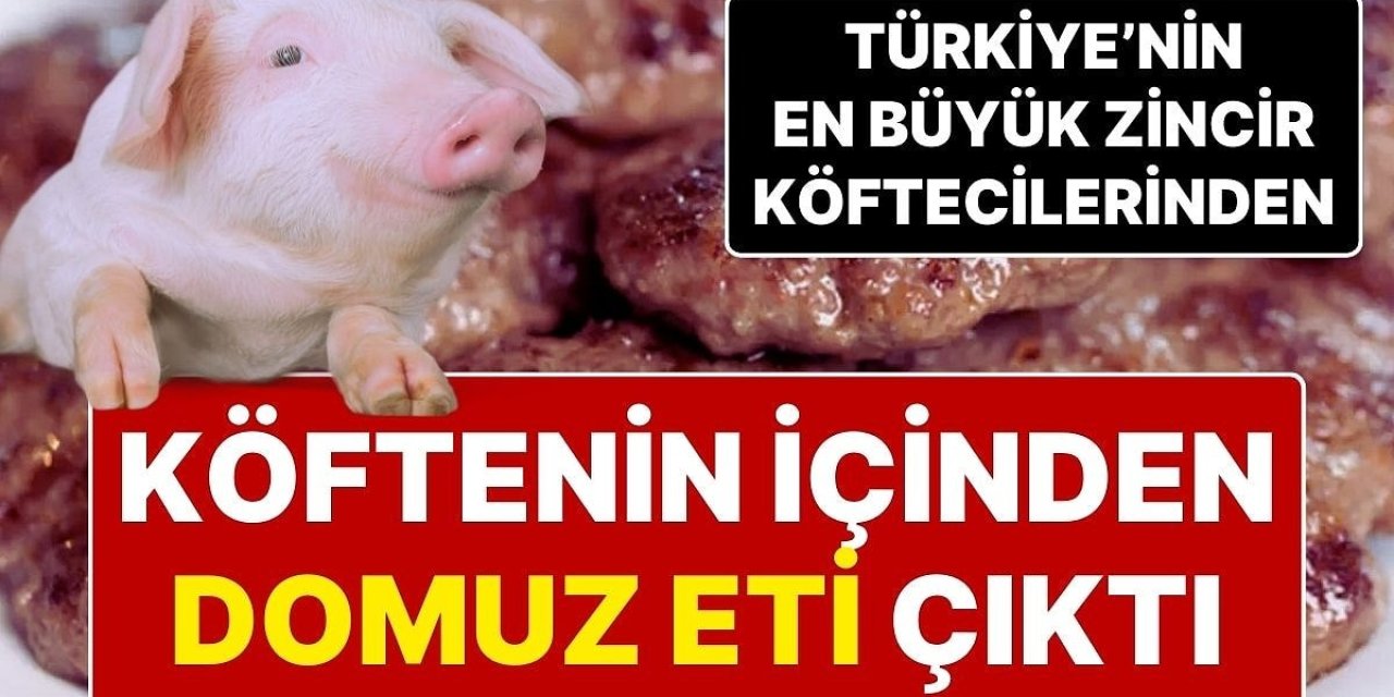 Ünlü Köfte Markasında Şok! Köftelerde Domuz Eti Tespit Edildi