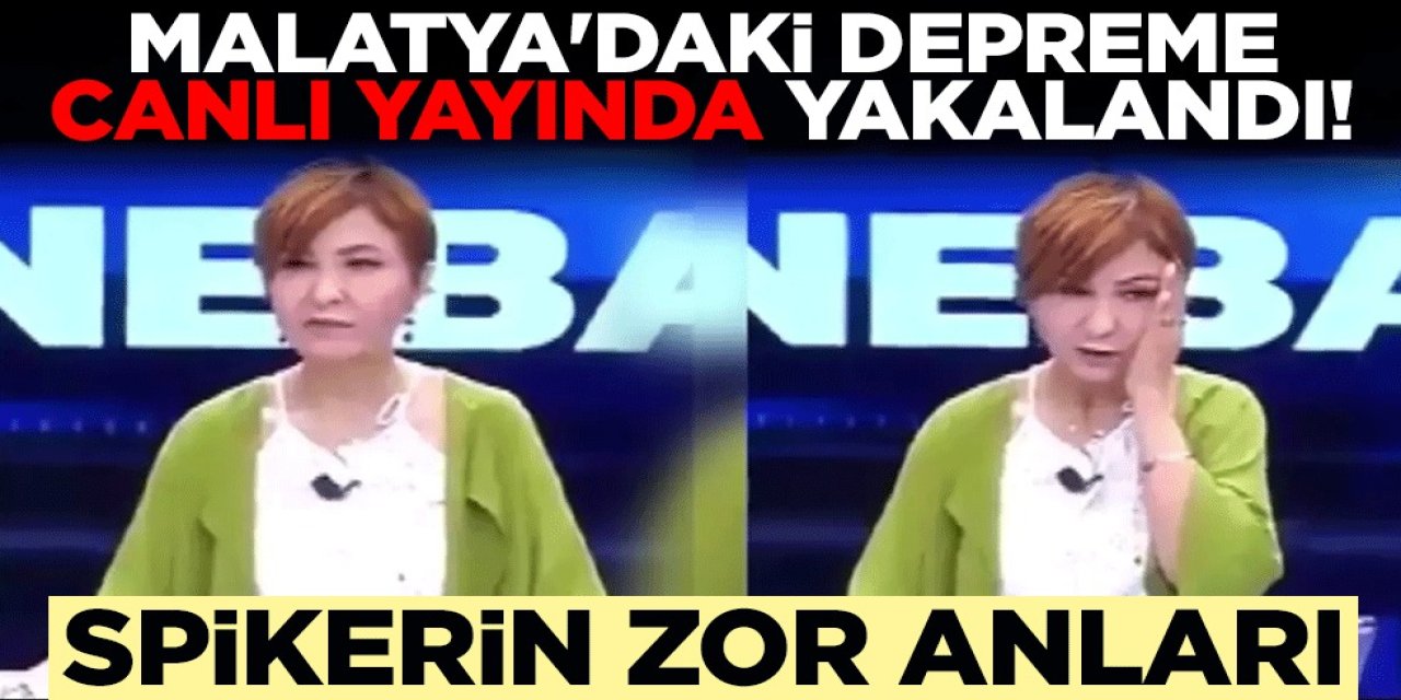 Spiker Depreme Canlı Yayında Yakalandı! İşte O Anlar..