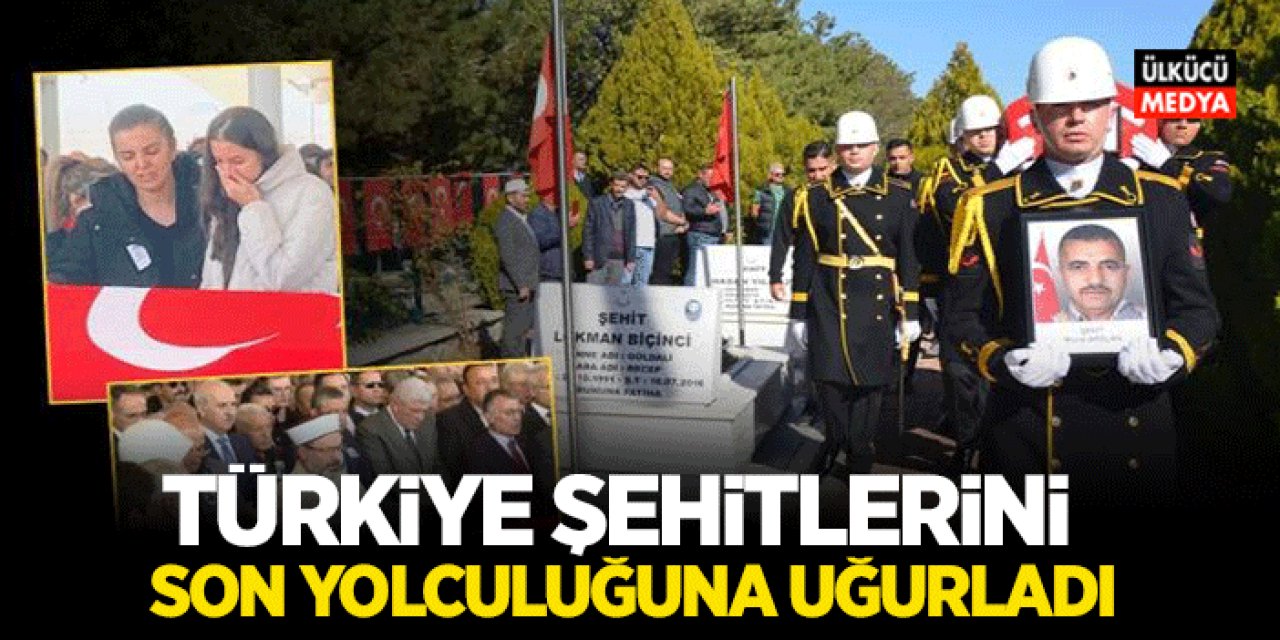 Türkiye TUSAŞ Şehitlerini Son Yolculuğuna Uğurladı