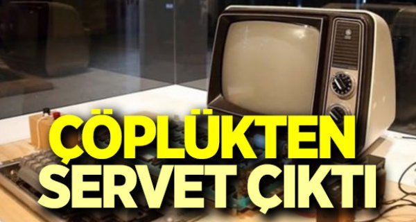 Çöplükten servet çıktı