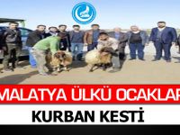 Malatya Ülkü Ocakları Kurban Kesti