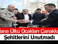 Adana Ülkü Ocakları Çanakkale Şehitlerini Unutmadı