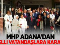 MHP Adana'dan engelli vatandaşlara karanfil