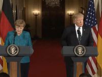 Merkel, Beyaz Saray'da Trump'la Görüştü