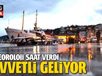 Meteroloji Saat Verdi Kuvvetli Geliyor