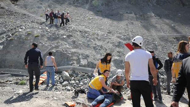 Kaya Tırmanışı Yaparken Düşen Kadın Öldü