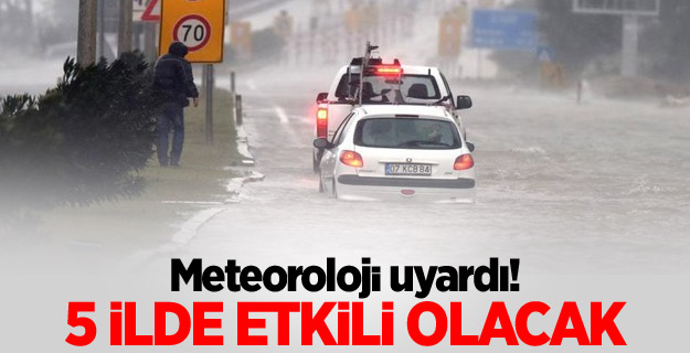 Meteoroloji'den kuvvetli rüzgar ve fırtına uyarısı!