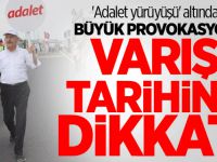 'Adalet yürüyüşü' altında büyük provokasyon