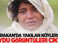 Arakan'da yakılan köylerin uydu görüntüleri