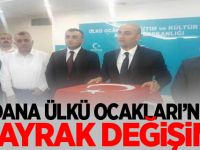 Adana Ülkü Ocakları'nda Bayrak Değişimi