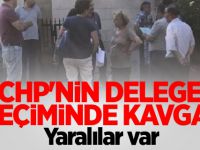 CHP'nin delege seçiminde kavga! Yaralılar var....