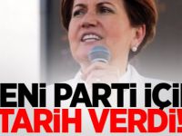 Akşener Yeni Parti İçin Kuruluş Tarihi Verdi