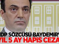 HDP Sözcüsü Baydemir'e 1 yıl 5 ay hapis cezası