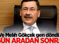 Ve Melih Gökçek geri döndü! 7 gün aradan sonra...