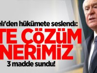 Bahçeli Hükümete Çağrı Yaptı: İşte MHP'nin Önerileri