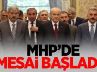 MHP'de mesai başladı