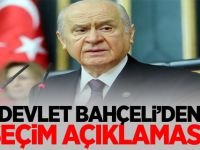 Devlet Bahçeli'den Seçim Açıklaması