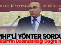 MHP'li Yönter Sordu: TARSİM'in Dolandırıldığı Doğru mu?