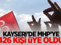 Kayseri'de MHP'ye 626 kişi üye oldu