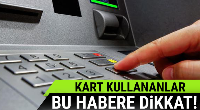 ATM'den işlem yapanlar dikkat!