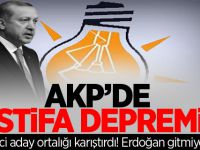 AKP'de istifa depremi! İkinci aday ortalığı karıştırdı