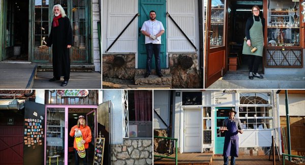 Saraybosna'daki Tarihi Sokağın 'Fantastik Beşlisi'