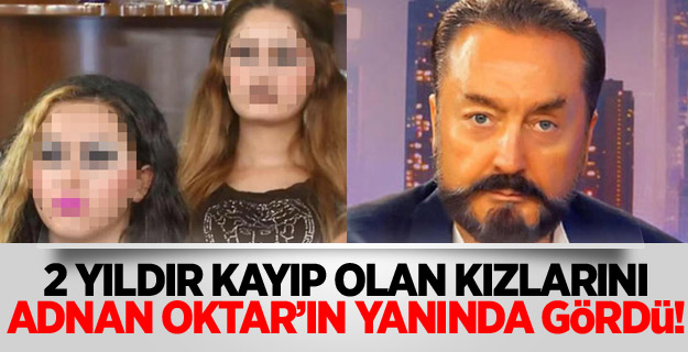 Kızlarını Adnan Oktar’ın programında görünce...