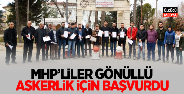 MHP'liler Gönüllü Askerlik İçin Başvurdu