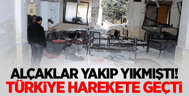 Alçaklar yakıp yıkmıştı! Türkiye harekete geçti