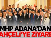 MHP Adana'dan Bahçeli'ye ziyaret.