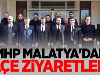 MHP MALATYA'DAN İLÇE ZİYARETLERİ