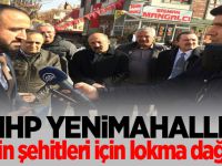 MHP Yenimahalle Afrin şehitleri için lokma dağıttı