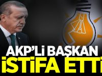 AKP'li İl Başkanı İstifa Etti