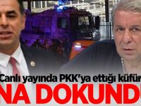 Canlı yayında PKK'ya ettiği küfür ona dokundu!