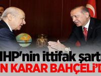 MHP'nin ittifak şartı! Son karar Bahçeli'de...