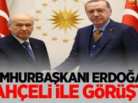 Cumhurbaşkanı Erdoğan, Bahçeli ile görüştü