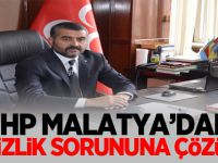 MHP MALATYA'DAN İŞSİZLİK SORUNUNA ÇÖZÜM