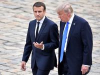 Trump İle Macron Suriye'yi Görüştü