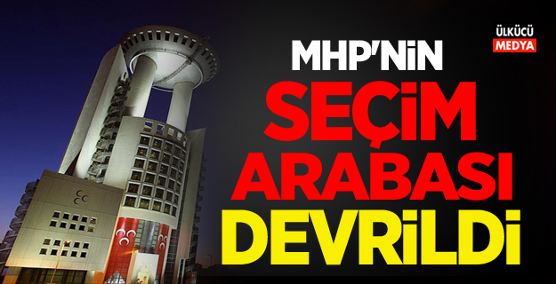 MHP'nin Seçim Arabası Devrildi