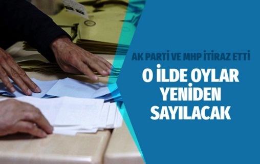 Kırklareli'nde oylar tekrar sayılacak