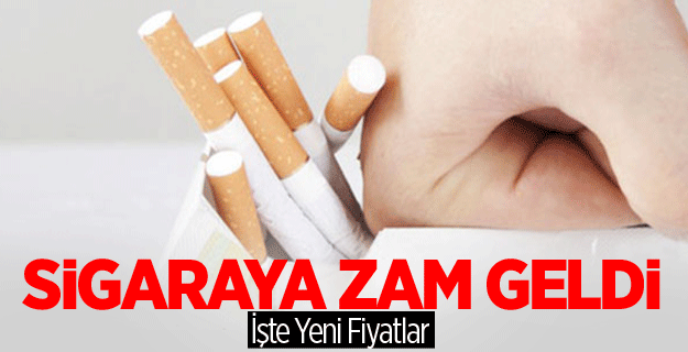 Sigaraya Zam Geldi! İşte Yeni Fiyatlar