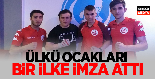 Ülkü Ocakları bir ilke imza attı