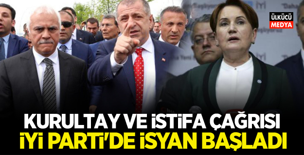 Kurultay ve istifa çağrısı İYİ Parti’de isyan çıktı