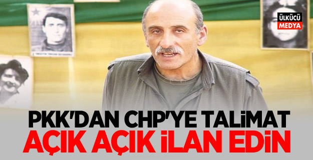 Seçim sonrası PKK'dan CHP'ye talimat!: Açık açık ilan edin