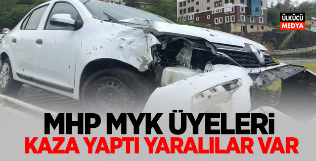 SONDAKİKA: MHP MYK üyeleri kaza yaptı Yaralılar var