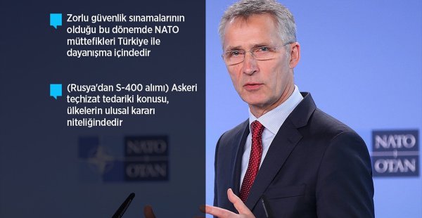 NATO Genel Sekreteri Stoltenberg AA'ya Konuştu