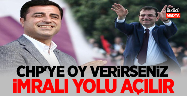 HDP'den skandal açıklama: "CHP'ye oy verirseniz, İmralı yolu açılır!"